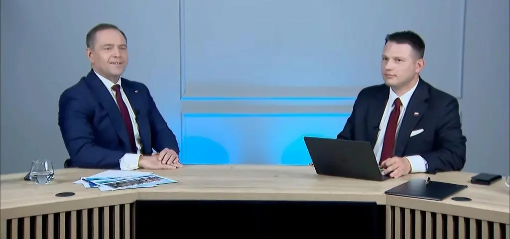 Nawrocki rozmawia z Mentzenem. Transmisja w TVN24 