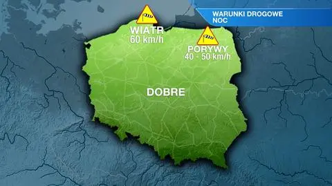 Warunki drogowe w nocy