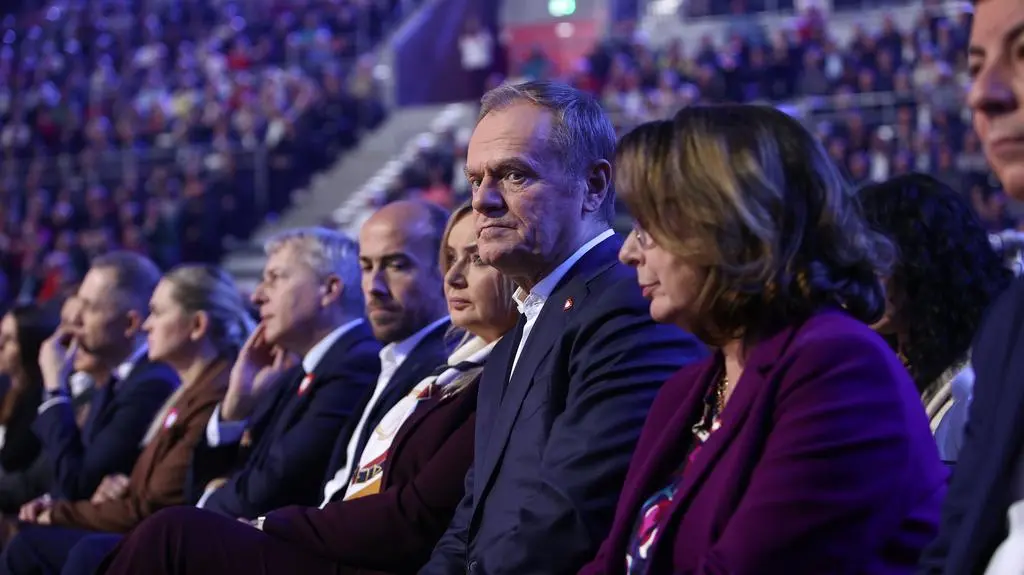 Donald Tusk na konwencji Koalicji Obywatelskiej w Gliwicach
