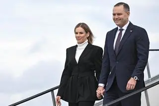 Marta Nawrocka i Karol Nawrocki