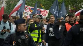 Antyimigrancka manifestacja w Łodzi (09.07.2025 r.)