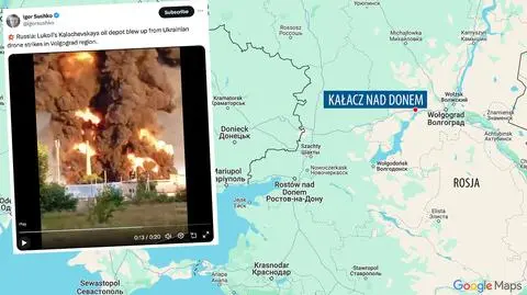 "Słup czarnego dymu" nad bazą paliw, problemy na lotniskach 