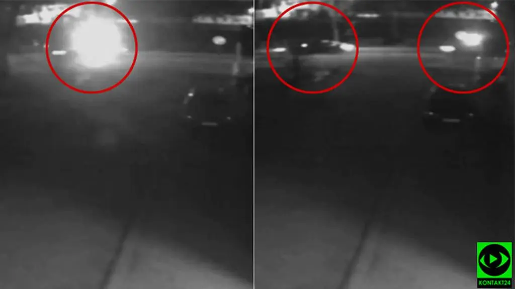 Kolejne nagranie rządowej kolumny. Reporter TVN24 tłumaczy co na nim widać
