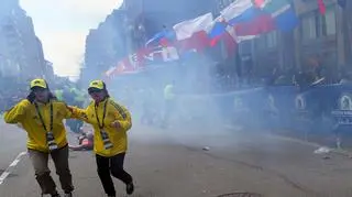 Scena zarejestrowana tuż po drugim wybuchu