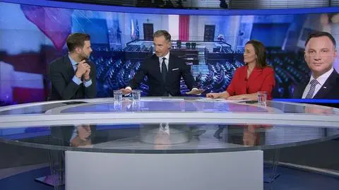 Polityczne podsumowanie tygodnia. Oglądaj na żywo "W kuluarach" w TVN24