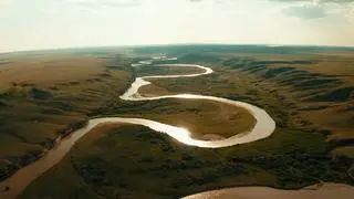 Rzeka Javari przy granicy Brazylii z Peru