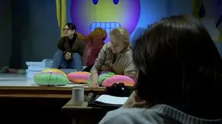Próba do spektaklu z udziałem uchodźczyń w Teatrze Śląskim  