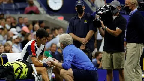 Robił furorę w US Open. Nastolatka zatrzymała dopiero kontuzja