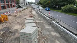 Prace na ulicy Małe Garbary