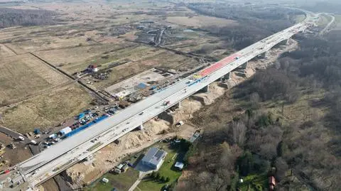 Budowa estakady ES-119 na obwodnicy Koszalina i Sianowa w ciągu S6