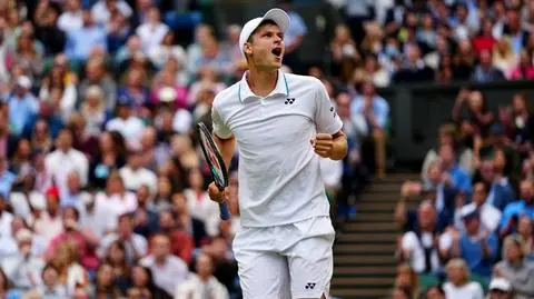 Olbrzymi sukces Hurkacza. Wyeliminował Federera, jest w półfinale Wimbledonu