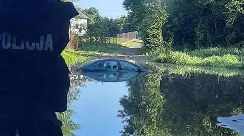 Ucieczkę przed policją zakończył w rzece 