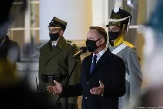 Prezydent Andrzej Duda w niedzielę podczas obchodów Dnia Podchorążego