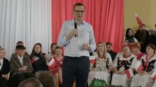 Mateusz Morawiecki na spotkaniu z mieszkańcami Jasła 