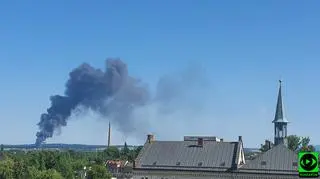Pożar zakładu tapicerskiego w Niwnicy