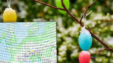 W Wielkanoc "o Polskę otrze się jęzor zimnego powietrza arktycznego"