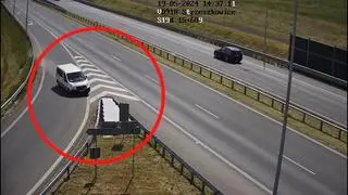 Najpierw dotknął bariery bocznej 