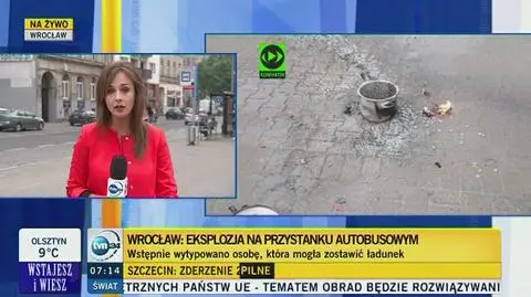 Wybuch w centrum Wrocławia. Ładunek miał być wyposażony w zapalnik czasowy