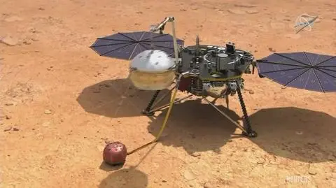 NASA robotic lander already on Mars to dig deep into the planet