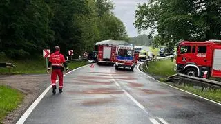 Wypadek w Trzebielinie