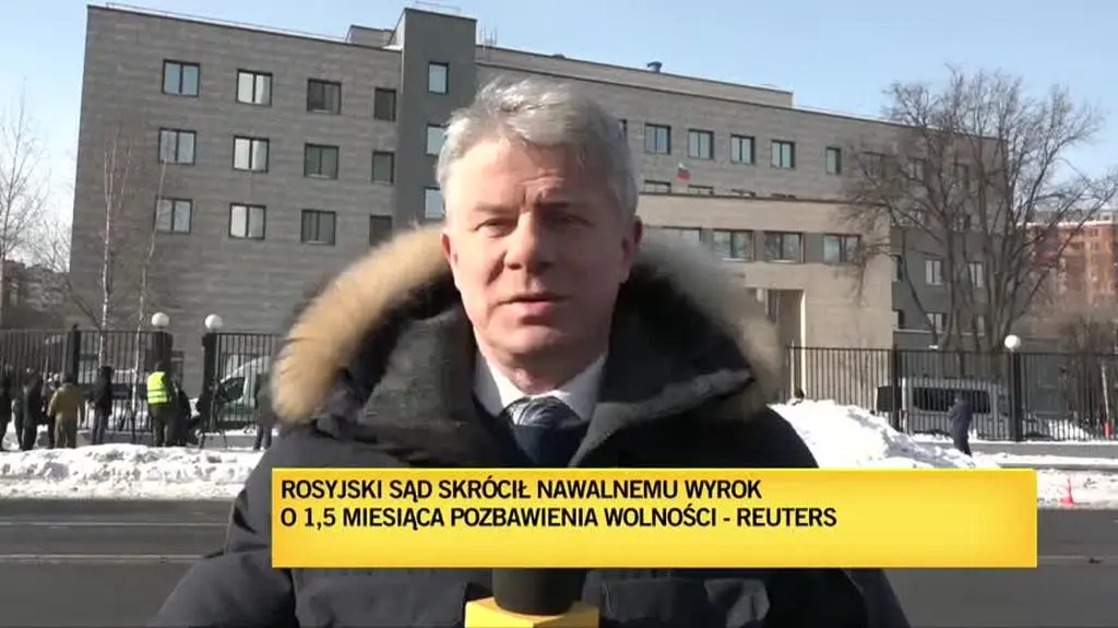 Rosyjski sąd skrócił Nawalnemu wyrok o 1,5 miesiąca pozbawienia wolności