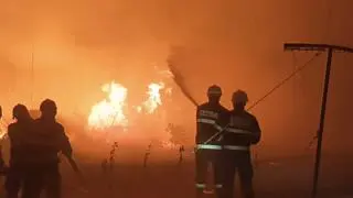 Pożar lasów w Parku Narodowym Czeska Szwajcaria 