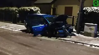 Kierowca trafił do szpitala