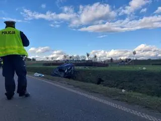 Samochodem jechało pięciu nastolatków