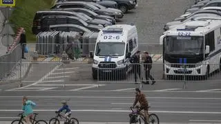 Moskwa obstawia się barierkami po groźbach ze strony Prigożyna