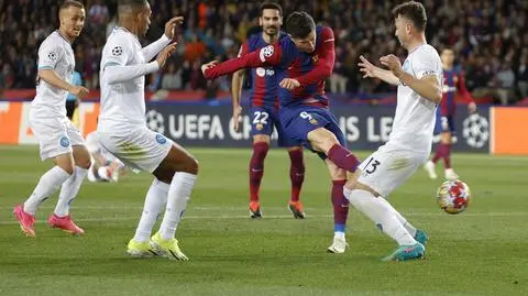 FC Barcelona w ćwierćfinale Ligi Mistrzów. Lewandowski przypieczętował awans