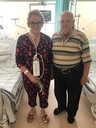 Państwo Danuta i Henryk Łukasiewiczowie z Lubina