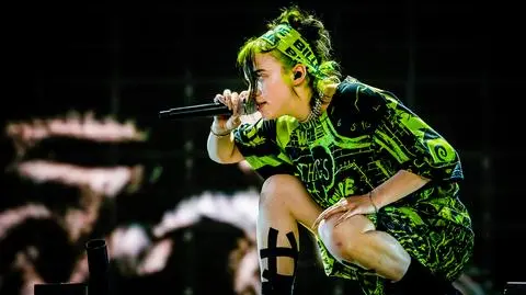 Billie Eilish podczas koncertu 