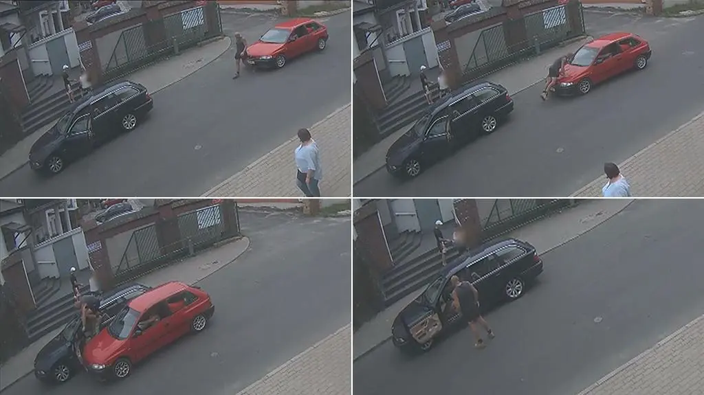 Usiłował przejechać innego kierowcę