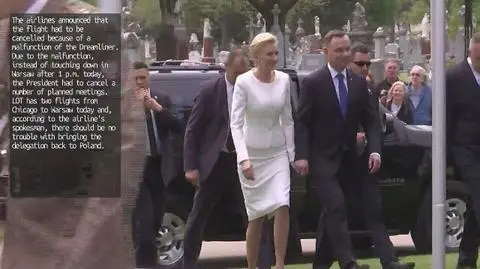 President Duda and First Lady returned from the United States on Tuesday (Fakty TVN video 21.05)