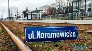 Tablica z ul. Naramowickiej