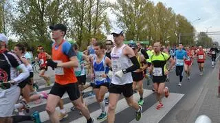 Uczestnicy maratonu