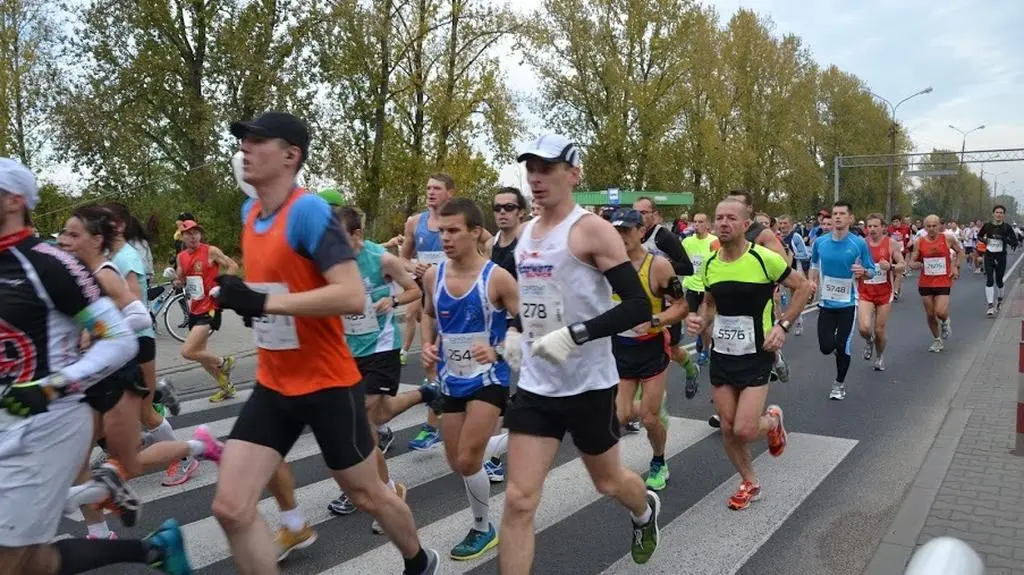 Uczestnicy maratonu