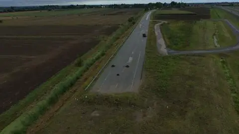 Stara droga kończy się nasypem