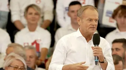 "Jarek, gdzie jesteś, gdzie się chowasz?" Tusk o "abdykacji" Kaczyńskiego