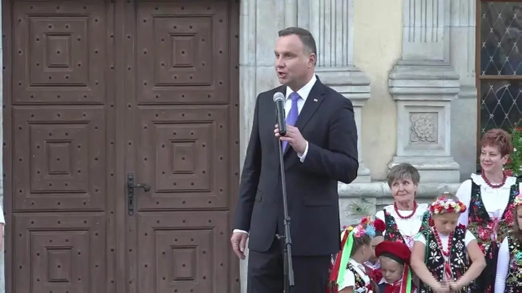 Fragment wypowiedzi prezydenta z Lwówka Śląskiego na temat TK