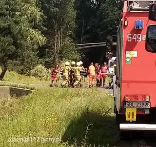 Doszło do wybuchu, ranny mężczyzna trafił do szpitala