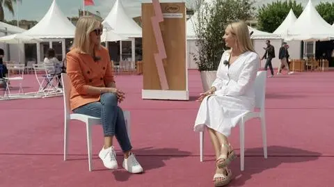 Rozmowa Eweliny Witenberg z Grażyną Torbicką podczas Festiwalu Filmowego w Cannes