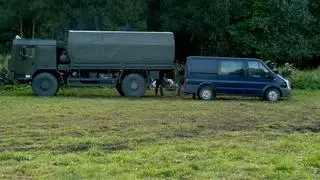 Migranci na granicy polsko-białoruskiej