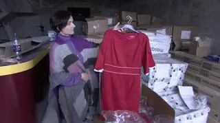 Ubrania po OLT Express na aukcjach syndyka