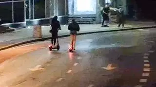 Pijane nastolatki jechały pod prąd