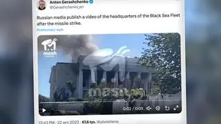Atak rakietowy na kwaterę główną Floty Czarnomorskiej w Sewastopolu