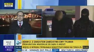 Prokuratura postawiła zarzut Adamowi Z., który jako ostatni towarzyszył Ewie Tylman