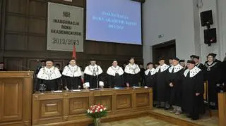 Przedstawiciele władz Politechniki Gdańskiej