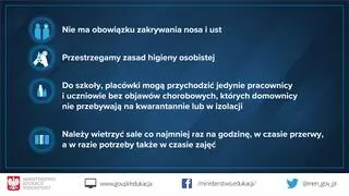 Bezpieczny powrót do szkół - wytyczne MEN