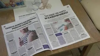 Włodarze Ustronia Morskiego zachęcali mieszkańców do szczepień w gminnej gazecie
